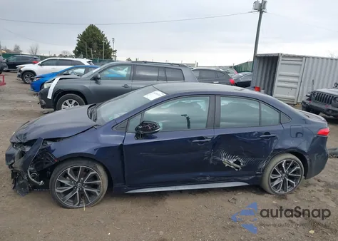 2022 Toyota Corolla Se из США, поврежденный, VIN 5YFS4MCE1NP118423